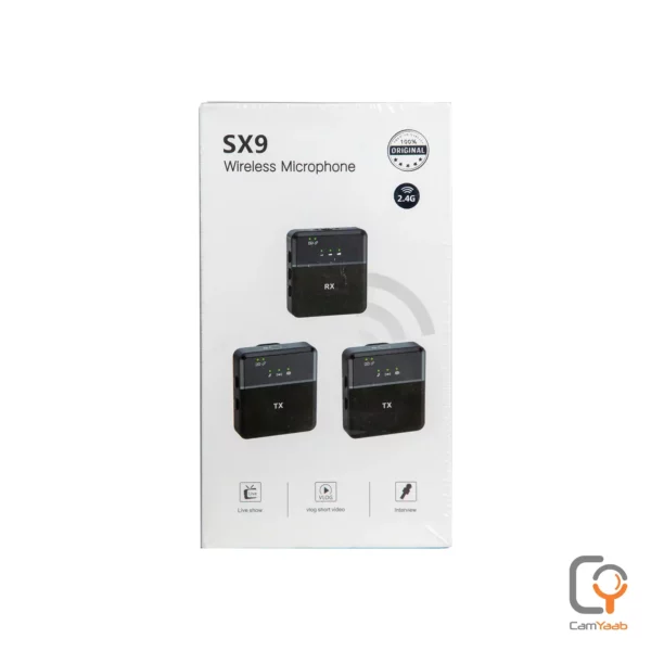 میکروفون بیسیم SX9 دو کاربره
