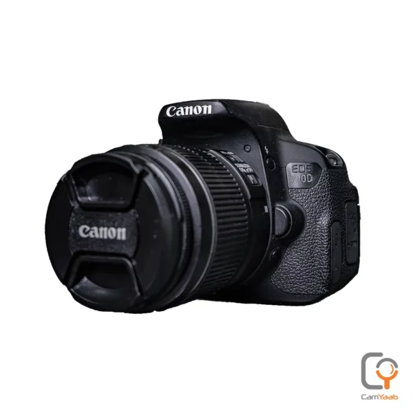 دوربین کارکرده CANON 700D (26 هزار شات) + لنز 18-55 STM (F 3.5-5.6)