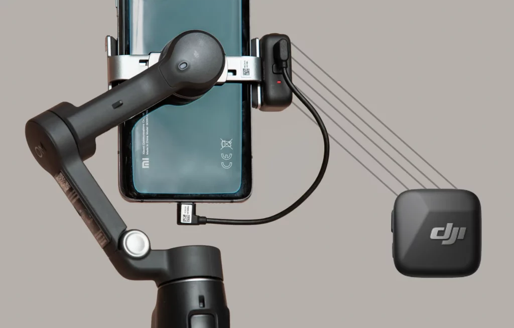 قابلیت استفاده از DJI MIC در گیمبال OM7P