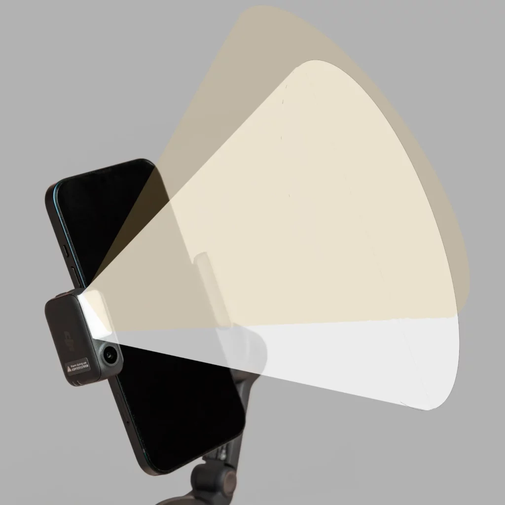 نور FILL LIGHT در گیمبال OM7P