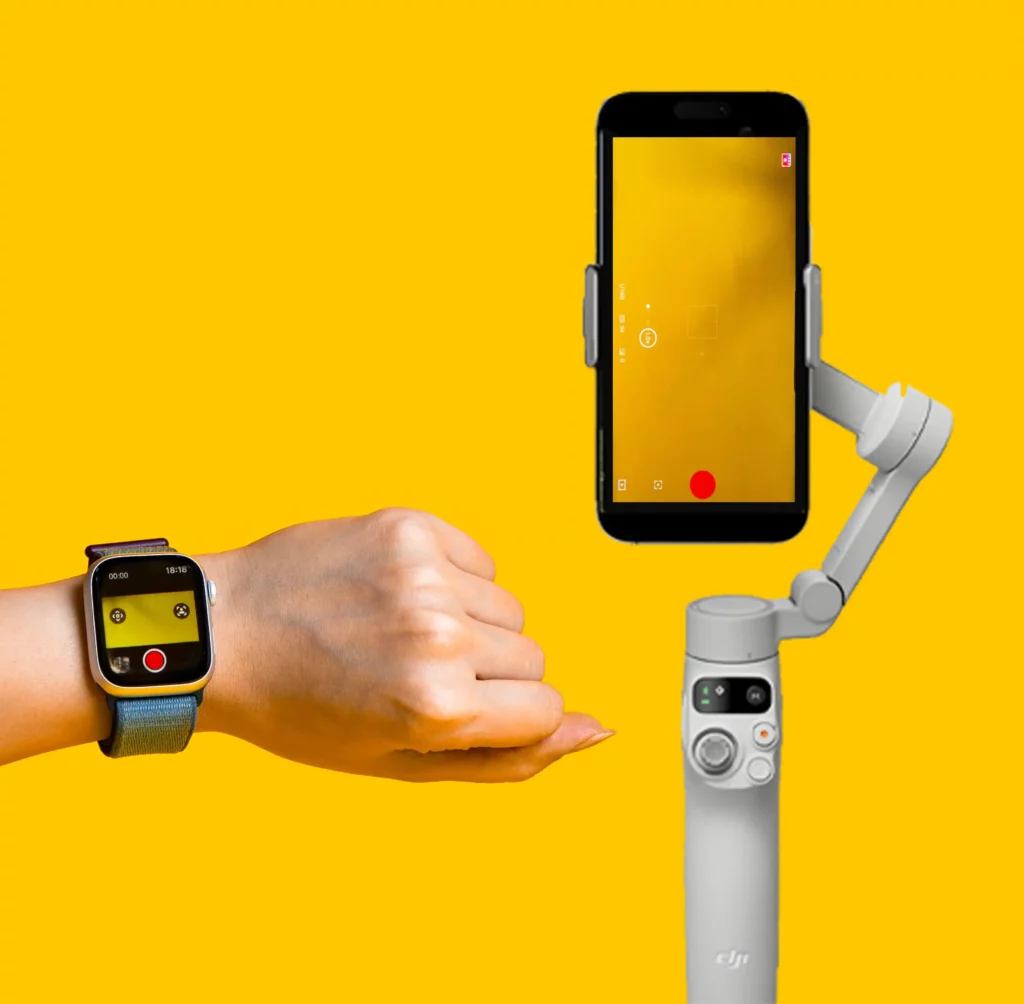 کنترل گیمبال DJI OSMO MOBILE 7 با اپل واچ